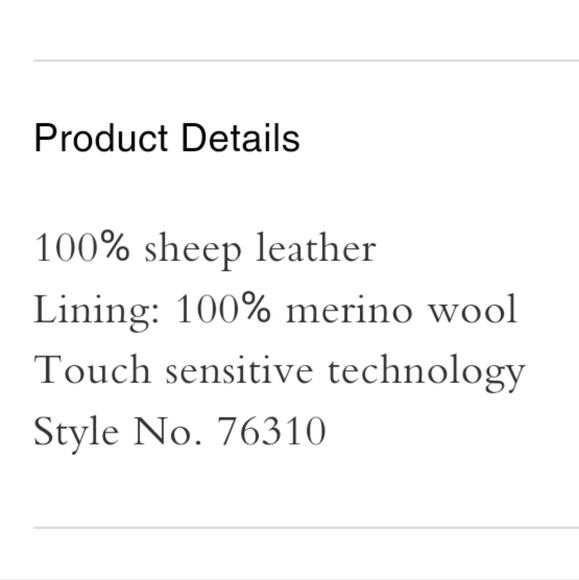 👀50% OFF👀🧤 NWT‼️ COACH brand Sheep Leather Touch Sensitive Technology Glove - Picture 3 of 6